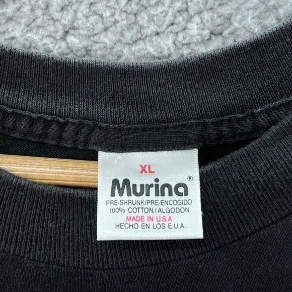 Murina Vintage DeKuyper Cinnamon Schnapps Hot Damn Black T-Shirt Size XL - Picture 3 of 4